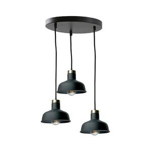 Keter Lighting Csillár zsinóron HEBE 3xE27/60W/230V fekete kép