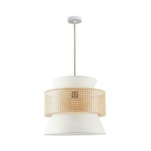 Csillár zsinóron GRENADA 1xE27/20W/230V átm. 40 cm bézs kép