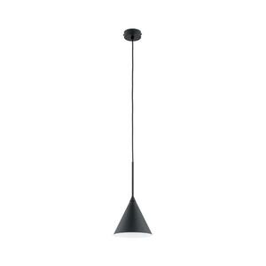 Csillár zsinóron FABO 1xE27/15W/230V fekete kép