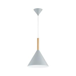 Csillár zsinóron FUKS 1xE27/15W/230V szürke/bézs kép