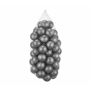 Játékműanyag golyók 50 db, 7 cm átmérő, szürke kép