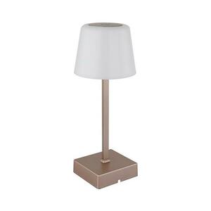 Globo Globo 28061CH XAYDEN LED asztali lámpa, érintős, 2W, 5V, 800 mAh, bézs kép