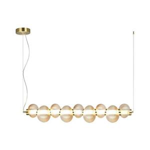 LED Csillár zsinóron BOLLA LED/32W/230V arany/füstös kép