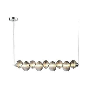 LED Csillár zsinóron BOLLA LED/32W/230V fényezett króm/füstös kép