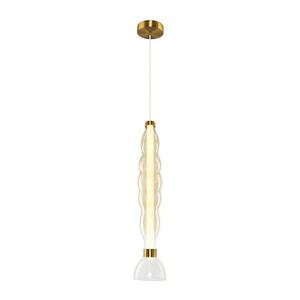 LED Csillár zsinóron LUCCO LED/18W/230V átm. 15 cm arany kép
