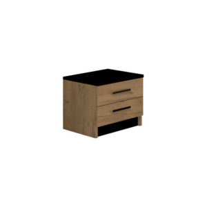 EMS Éjjeli szekrényke TOD tölgy craft/fekete kép