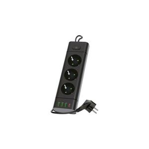 Kapcsolós elosztó LINEA PRO 3x230V+3xUSB kép