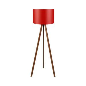 Állólámpa AYD 1xE27/40W/230V piros/barna kép
