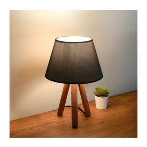 Asztali lámpa AYD 1xE27/40W/230V barna/fekete kép