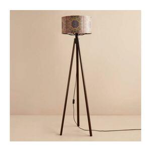 Állólámpa AYD 1xE27/40W/230V barna/többszínű kép