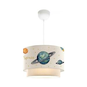 Gyerek csillár CANDY 1xE27/40W/230V fehér/sokszínű kép