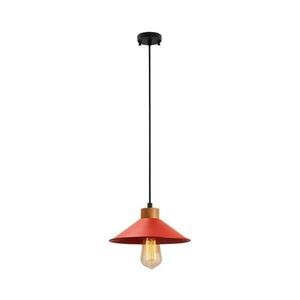 MANAVGAT kábellel függesztett csillár 1xE27/40W/230V piros/barna kép