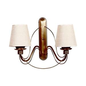 CLASSIC fali lámpa 2xE27/40W/230V bronz/bézs kép
