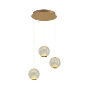 Kábelen függő LED csillár CREMONA 3xLED/5W/230V 3000K aranyszínű kép