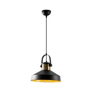DODO zsinóros függeszték 1xE27/40W/230V fekete/bronz kép