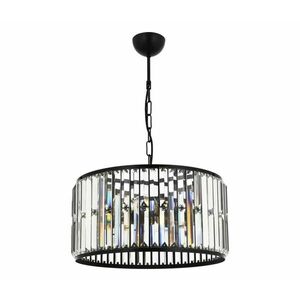 Láncos csillár PUNE 3xE27/40W/230V fekete kép