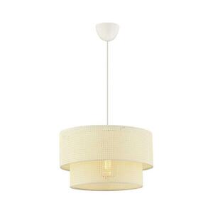 ECHO krémszínű kábeles függeszték 1x E27/60W/230V kép