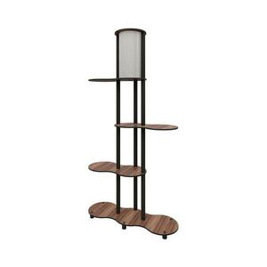 Állólámpa polcokkal NOTO 1xE27/40W/230V barna/fekete kép