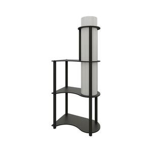 Állólámpa polcokkal NOTO 1xE27/40W/230V fekete kép