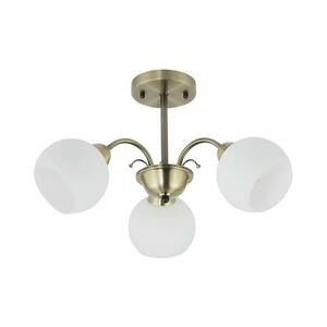 Rudas csillár NESTOR 3xE27/40W/230V sárgaréz kép