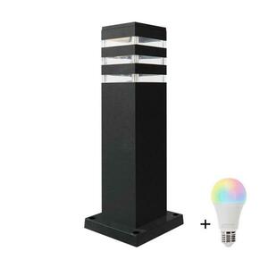 LED RGBW fényerőszabályozható kültéri lámpa TEKSAS 1xE27/12W/230V 44 cm IP44 antracit kép