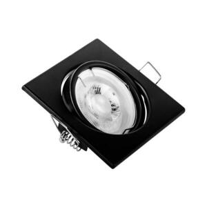 Süllyesztett mennyezeti lámpa 1xGU10/MR16/10W/230V 9x9 cm fekete kép