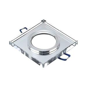 Beépíthető mennyezeti lámpa 1xGU10/MR16/10W/230V 9x9 cm fényes króm kép