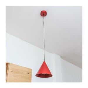 Kábeles függőlámpa ETNA II 1xE27/15W/230V, átm. 18, 5 cm, piros kép