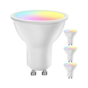 B.V. 4 darabos szett: LED RGBW dimmelhető okos GU10 izzók, 4, 9W/230V, 2700–6500K kép