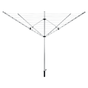 Kerti ruhaszárító, ezüst/fekete, 50 m, ROTARY NEW TYP 1 kép