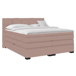 Boxspring ágy, 200x200, rózsaszín, APRIL kép