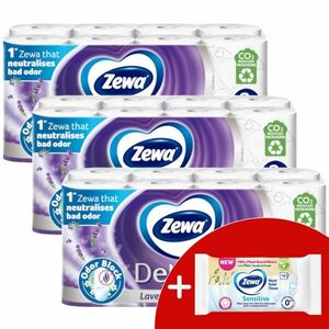 Zewa Deluxe Lavender Dreams 3 rétegű Toalettpapír 3x16 tekercs +... kép