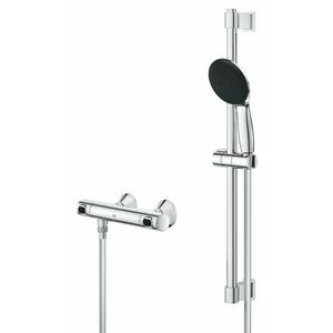 Grohe Precision Flow króm Termosztátos zuhanycsaptelep 1/2' kép