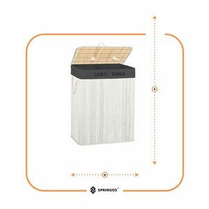 Ha7505 bambusz szennyeskosár kép
