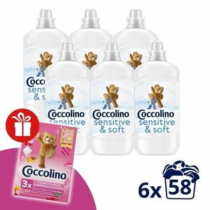 Coccolino Sensitive & Soft Öblítő koncentrátum 348 mosás 6x14... kép