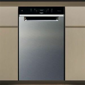 Whirlpool WH3UC10BS7A0X 10 terítékes keskeny beépíthető mosogatógép kép