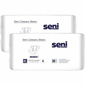 Seni Classic Basic Extra Large 4 Felnőtt pelenka 130-170cm (2x30db) kép
