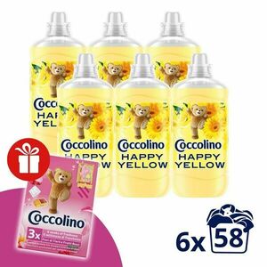 Coccolino Fresh & Soft Happy Yellow Öblítő koncentrátum 348 m... kép