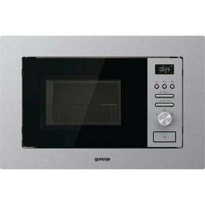 Gorenje BM201AG1X Beépíthető mikrohullámú sütő, 20L, 1000W, 5 fok... kép