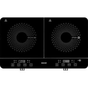 Sencor SCP 4001BK Indukciós főzőlap, 58 cm, 2 főzőzóna, LCD kijel... kép