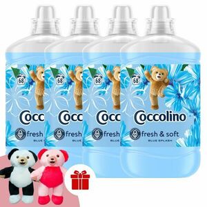 Coccolino Blue Splash Öblítő koncentrátum 272 mosás 4x1700ml + Aj... kép