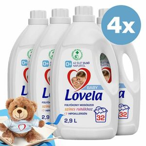 Lovela Baby Hipoallergén folyékony Mosószer színes ruhákhoz 4x2, 9... kép