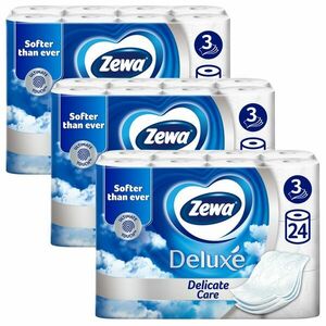 Zewa Deluxe Delicate Care 3 rétegű Toalettpapír 3x24 tekercs kép