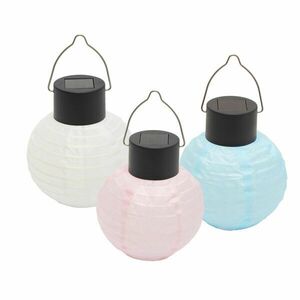Home MX205 napelemes lampion, 3db-os szett, 1 db melegfehér LED, ... kép