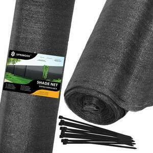 Springos Árnyékoló háló, 140g/m2, 90%-os, 1, 5x50m, 200db kötegelő... kép