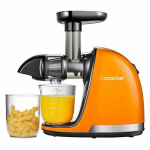 AMZCHEF 1501-OG-SM (narancssárga) lassú gyümölcscentrifuga. kép