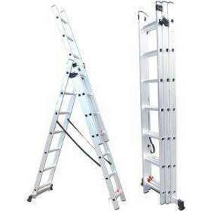 FZZ 4307 Háromrészes létra 3x7 FIELDMANN kép