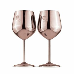 Berlinger Haus BH-8658 Taupe Collection 2 darabos fém Borospohár... kép