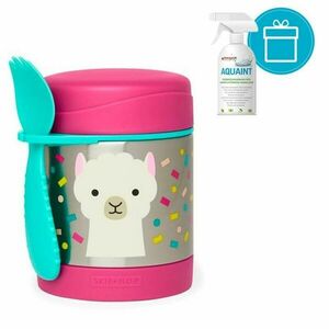 SKIP HOP Zoo Hőtartó ételtermosz kanállal / villával Láma 325ml, ... kép