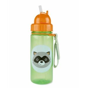 SKIP HOP Zoo Pohár szívószállal PP PVC és BPA mentes Mosómedve 12m+ kép